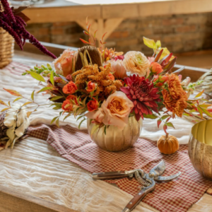 Thanksgiving/Family-Bonding Custom Floral Workshop